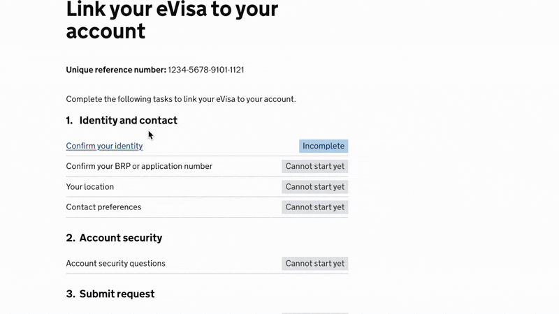 Animated hybrid prototype showing a user journey where a Figma mobile prototype is integrated with a GOV.UK coded prototype, allowing the user to pause the desktop flow and complete identity verification via the government app on their phone